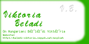 viktoria beladi business card